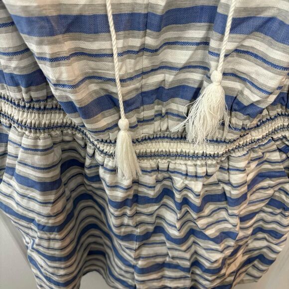 ANA blue white striped romper size XL new with tags - Picture 3 of 6